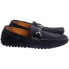 Fashion Corrente P000913 Palm Beach Suede Drivers Navy