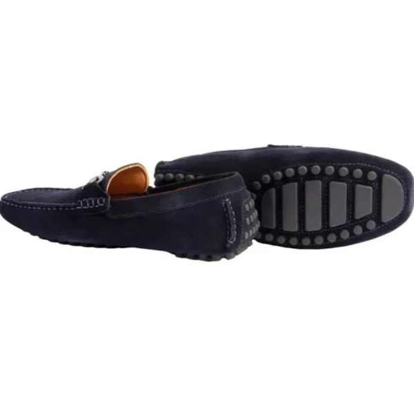 Fashion Corrente P000913 Palm Beach Suede Drivers Navy