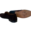 Fashion Corrente P000613-6444 Suede Bit Buckle Loafers Brown