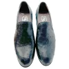 Flash Sale Corrente P00059 Warren Ostrich Loafer Navy