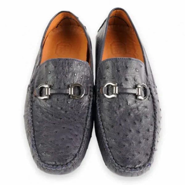 New Corrente Palm Beach Ostrich Driver Navy