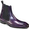 Cheap Duca by Matiste Empoli Genuine Leather Boots Purple