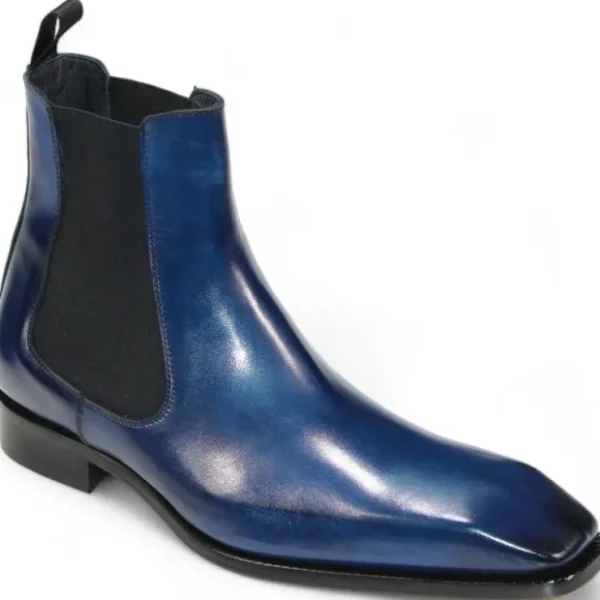 Best Sale Duca by Matiste Empoli Genuine Leather Boots Blue