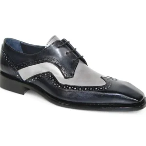 Hot Duca by Matiste Saranno Calfskin Shoes Black / Light Grey