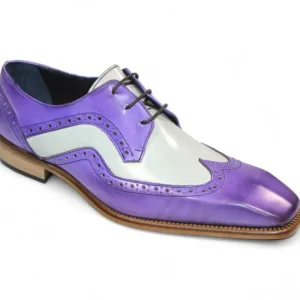 Best Duca by Matiste Saranno Genuine Leather Shoes Lavender/Bone