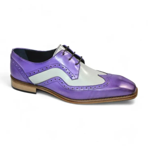 Best Duca by Matiste Saranno Genuine Leather Shoes Lavender/Bone