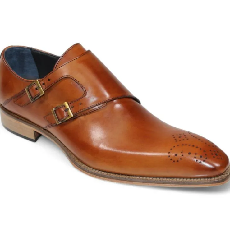 Best Sale Duca by Matiste Vergato Genuine Leather Shoes Brandy