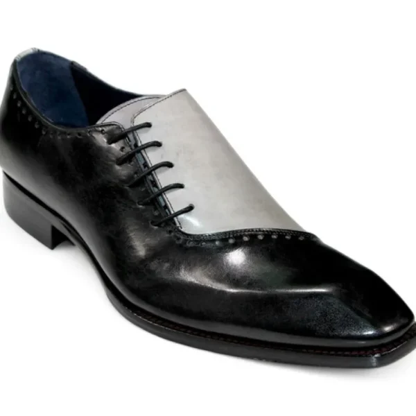 duca_by_matiste_veroli_ge_0.webp Shop Duca by Matiste Veroli Genuine Leather Shoes Black/ Grey Black/Grey