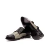 Best Sale Emanuele Sempre Double Monk Python Shoes Black/Grey