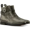 Cheap Emanuele Sempre Jodhpur Python Boots Grey