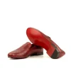 Outlet Emanuele Sempre Wellington Python Shoes Red