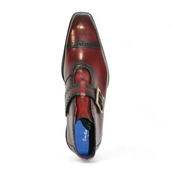 Best Emilio Franco Aldo Leather Shoes Antique Red