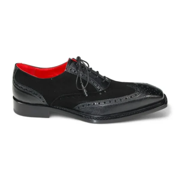 Best Sale Emilio Franco Antonio Genuine Leather/ Suede Shoes Black