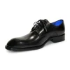 Best Emilio Franco Artigiana Delfino Leather Shoes Black