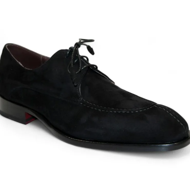 Flash Sale Emilio Franco Artigiana EF458 Suede Shoes Black