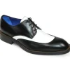 Hot Emilio Franco Cosimo Calfskin Shoes Black / White