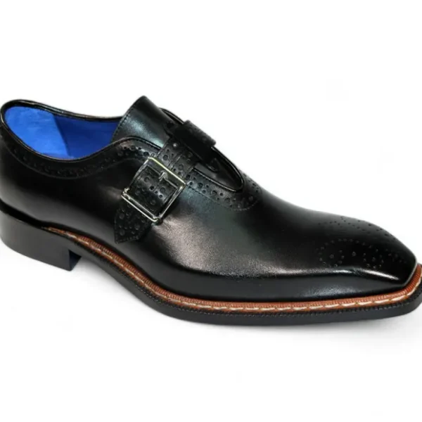 Best Sale Emilio Franco Filippo Genuine Leather Shoes Black