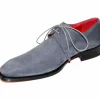 Flash Sale Emilio Franco Gabriele Genuine Suede Shoes Grey