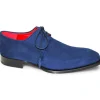 New Emilio Franco Gabriele Genuine Suede Shoes Navy