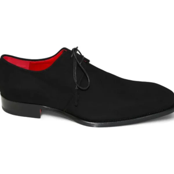 Best Emilio Franco Gabriele Genuine Suede Shoes Black