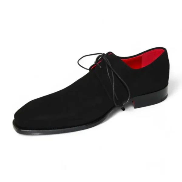 Best Emilio Franco Gabriele Genuine Suede Shoes Black