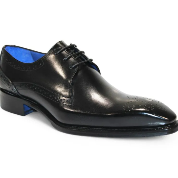 Hot Emilio Franco Giacamo Leather Shoes Black