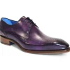 Fashion Emilio Franco Giacamo Leather Shoes Purple