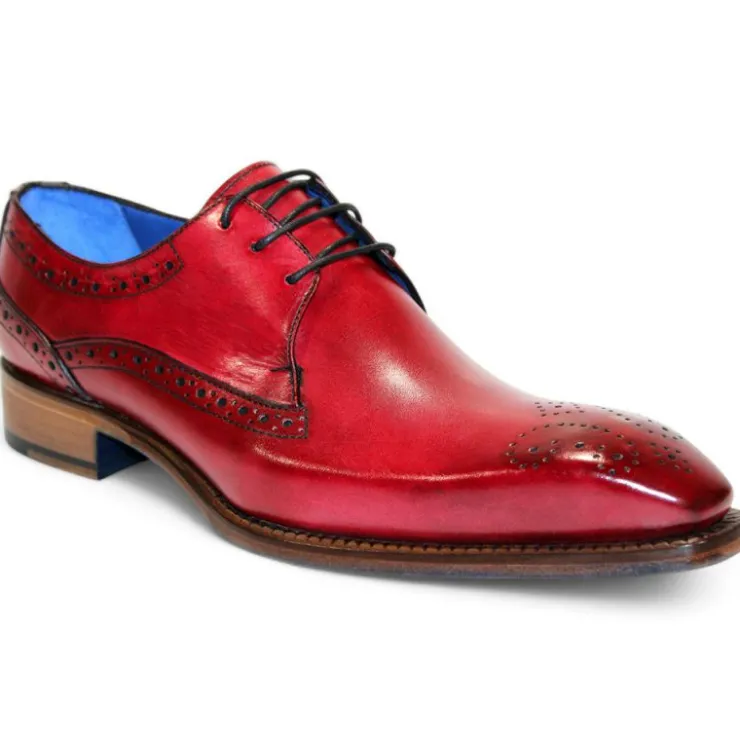 Cheap Emilio Franco Giacamo Leather Shoes Antique Red AntiqueRed