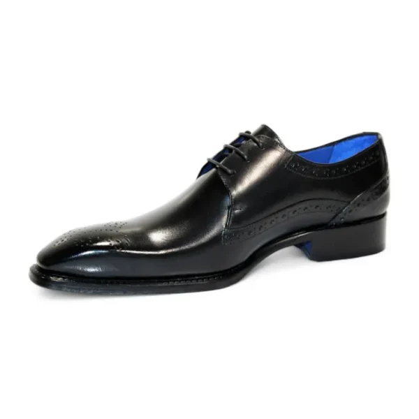 Hot Emilio Franco Giacamo Leather Shoes Black