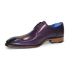 Fashion Emilio Franco Giacamo Leather Shoes Purple