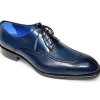 Outlet Emilio Franco Girolamo Calfskin Shoes Navy