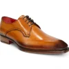 Clearance Emilio Franco Renzo Leather Shoes Cognac