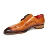 Clearance Emilio Franco Renzo Leather Shoes Cognac