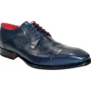 Best Sale Emilio Franco Samuele Leather/Deerskin Shoes Navy