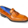 Shop Emilio Franco Tommaso Leather Shoes Gold