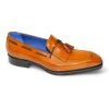 Shop Emilio Franco Tommaso Leather Shoes Gold