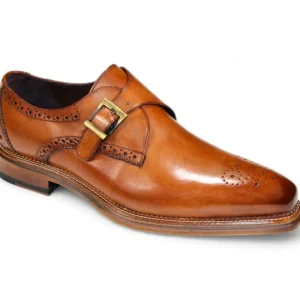 Best Emilio Franco Vincenzo Genuine Leather Shoes Brandy