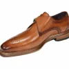 Best Emilio Franco Vincenzo Genuine Leather Shoes Brandy