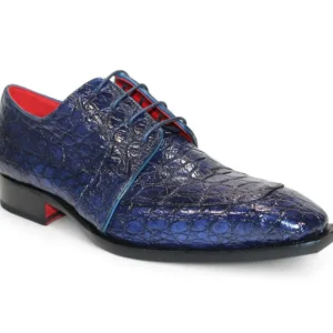 Discount Fennix Charles Genuine Alligator Shoes Ocean Blue