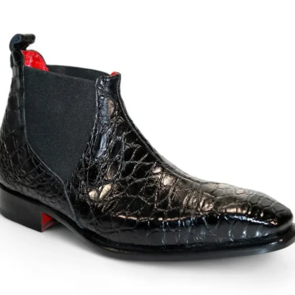 Cheap Fennix Cole Genuine Alligator Shoes Black