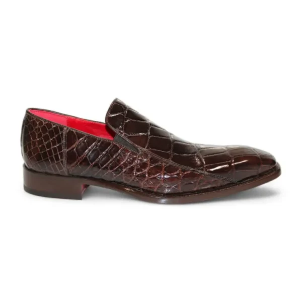 Cheap Fennix Dustin Genuine Alligator Shoes Chocolate