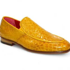 Online Fennix Easton Genuine Alligator Shoes Mustard