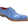 Clearance Fennix Kingston Genuine Alligator Shoes Light Blue