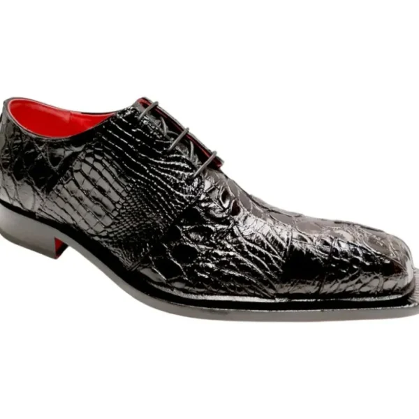 Cheap Fennix Kingston Genuine Alligator Shoes Black