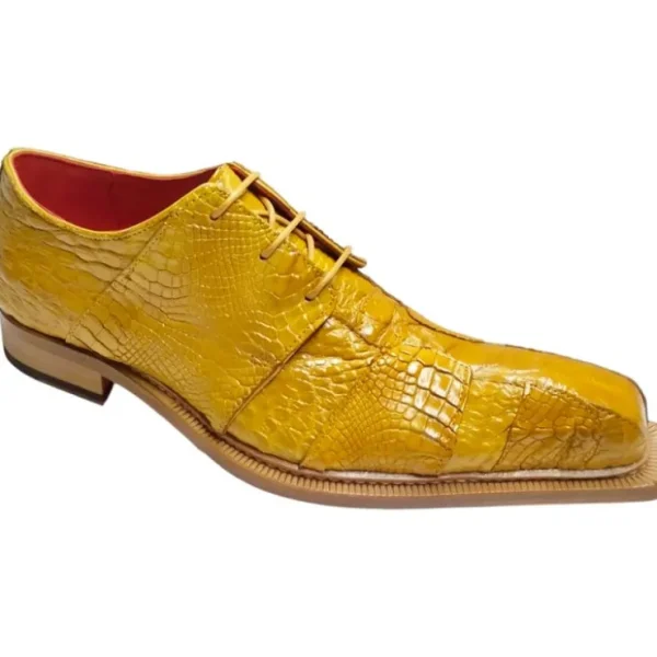 Best Fennix Kingston Genuine Alligator Shoes Yellow