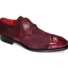 Best Sale Fennix Landon Genuine Alligator/ Suede Shoes Burgundy