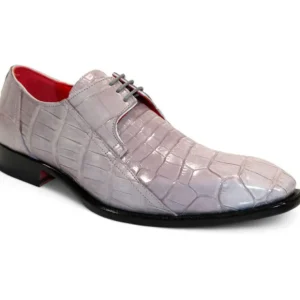 Clearance Fennix Logan Genuine Alligator Shoes Grey