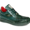 Cheap Fennix Mason Genuine Alligator/Leather Sneakers Green