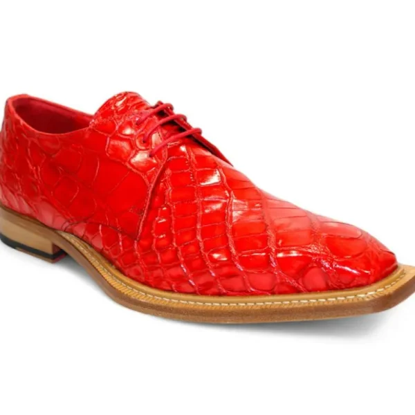 Cheap Fennix Rowan Genuine Alligator Shoes Red