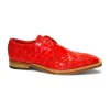 Cheap Fennix Rowan Genuine Alligator Shoes Red